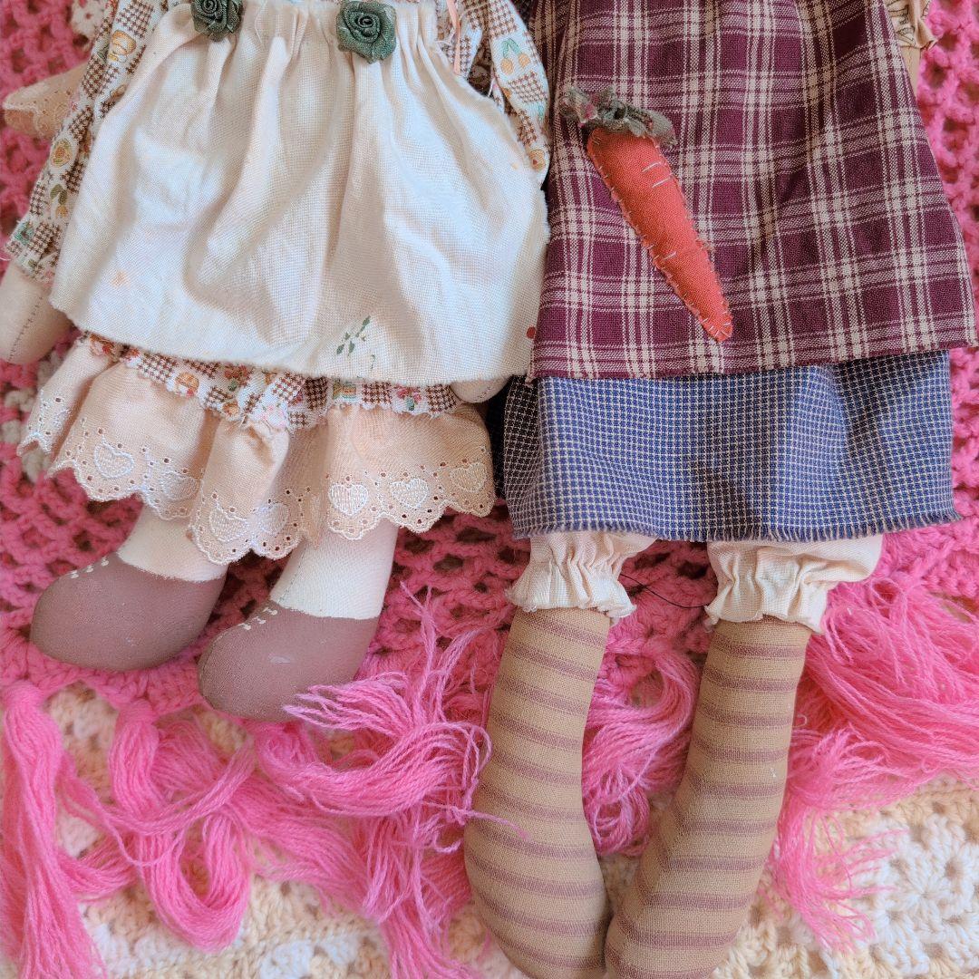 カントリードール/ハンドメイド/うさぎ/人形/イースター/カントリー