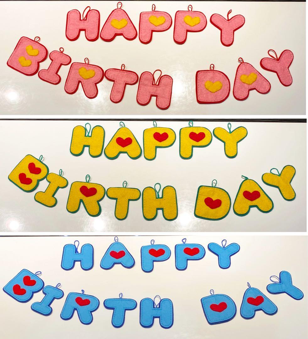 受注製作☆フェルトのアルファベット、数字etc