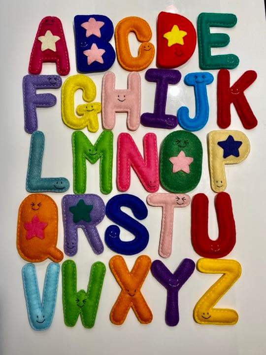 受注製作☆フェルトのアルファベット、数字etc