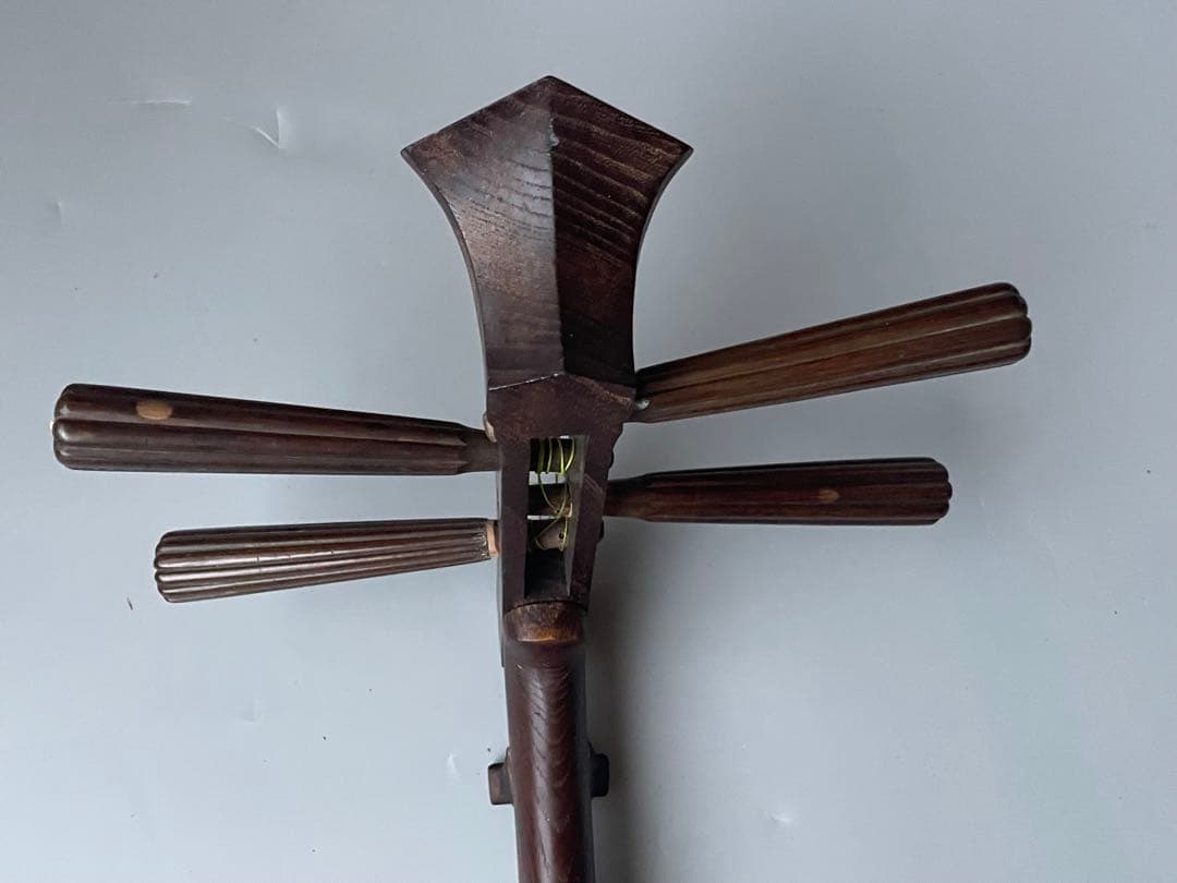 値下げ　古い琵琶　盲僧琵琶ふう　撥付