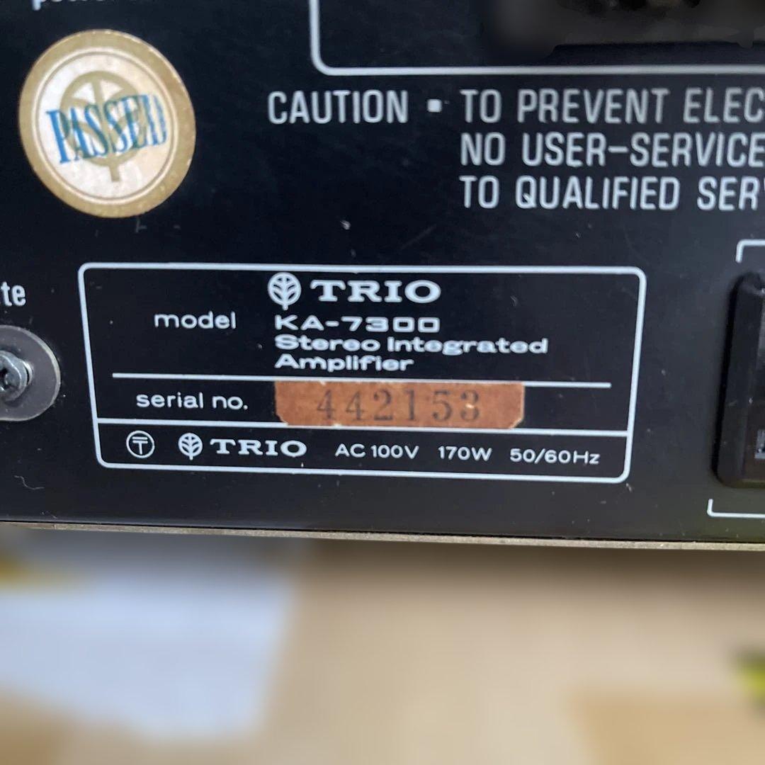 TRiO KA−7300 プリメインアンプ　ジャンク品