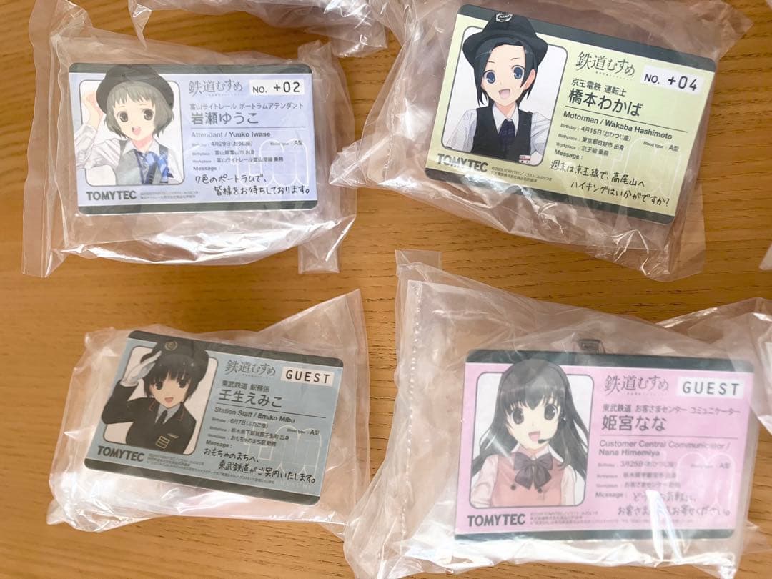 鉄道むすめ ミニスタンプ IDカード風バッチ 12種 スタンプ バッジ 激レア