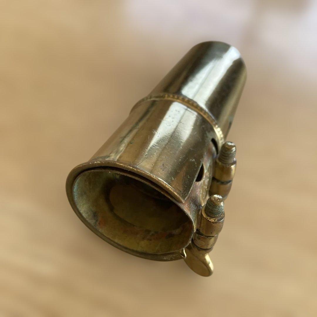 アルトサックス用リガチャー&キャップ　オールド FRANCE