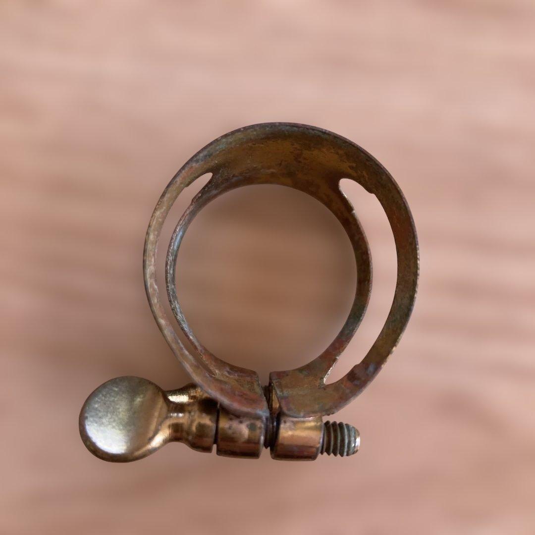 アルトサックス用リガチャー&キャップ　オールド FRANCE