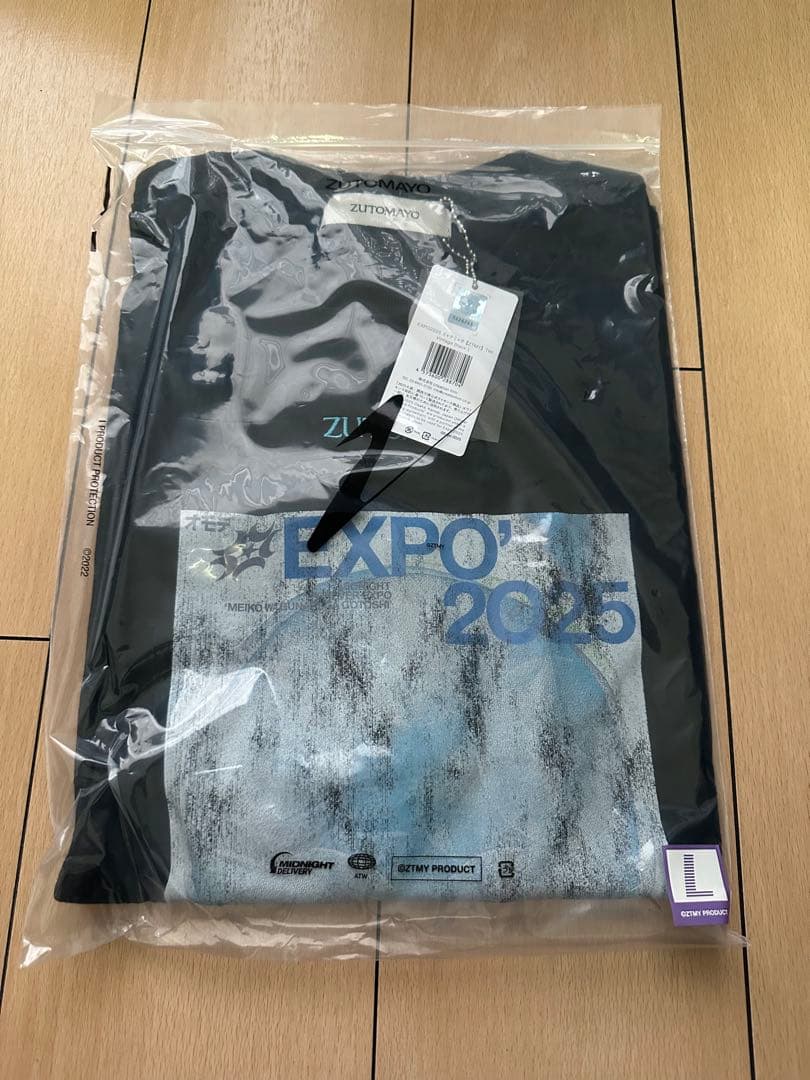 ずとまよ　万博　ミャクミャク　Tシャツ　黒　Lサイズ　ずっと真夜中でいいのに