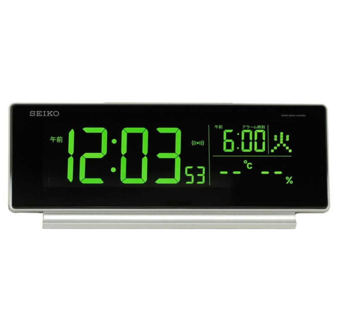 ジ*ク様 ⭐︎新品未使用‼︎ SEIKO デジタル置時計 温度・湿度表示