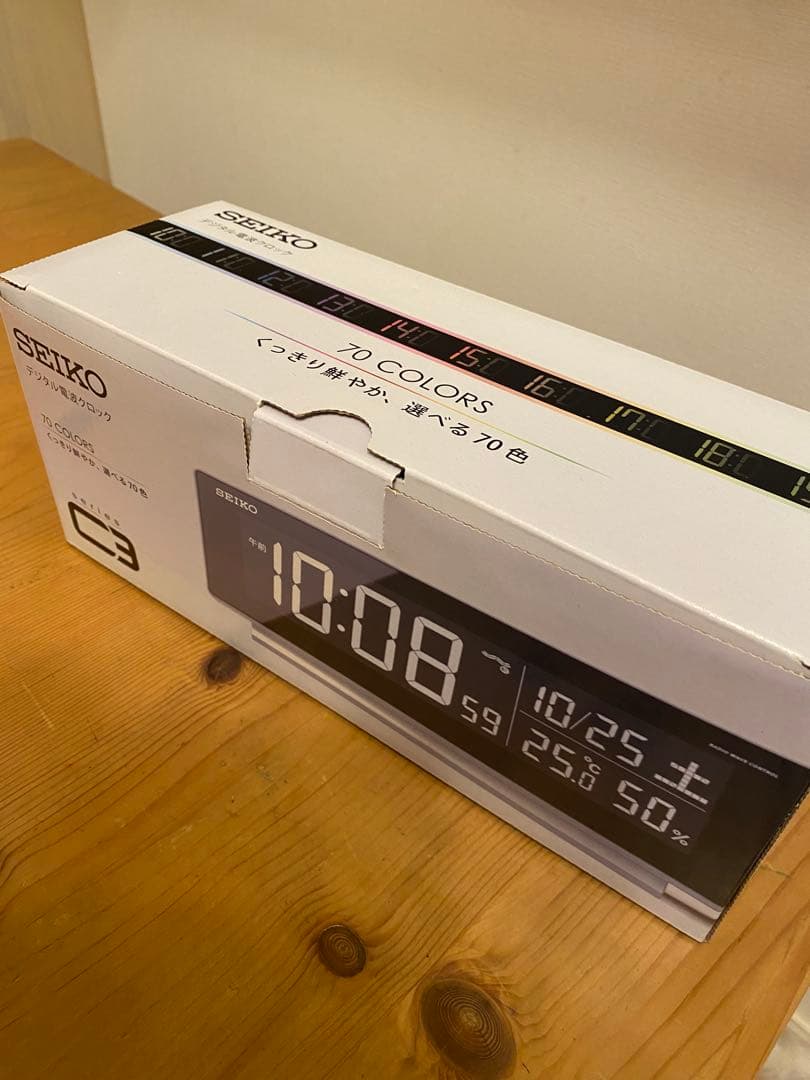 ジ*ク様 ⭐︎新品未使用‼︎ SEIKO デジタル置時計 温度・湿度表示