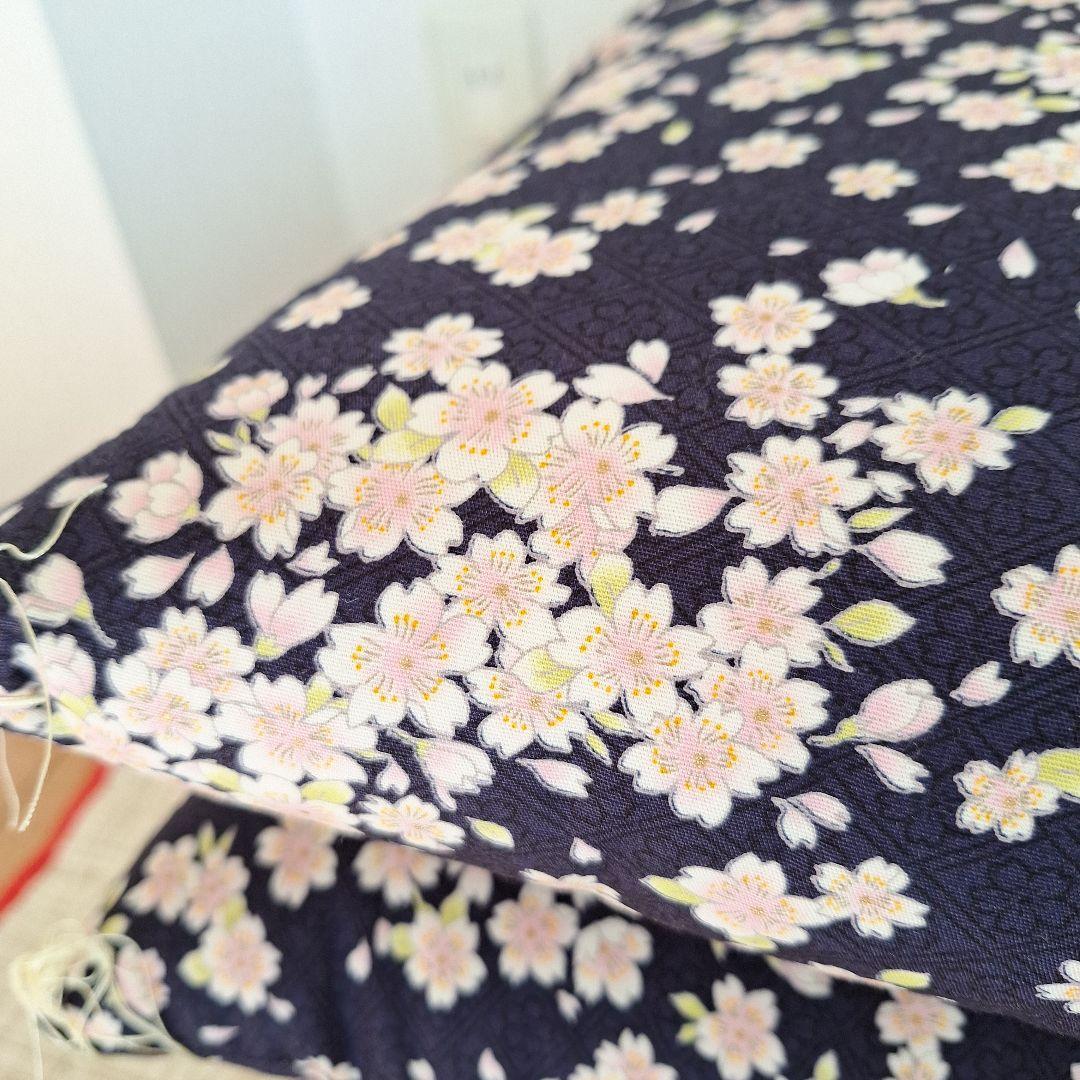 【美品】桜柄 座布団 5枚セット