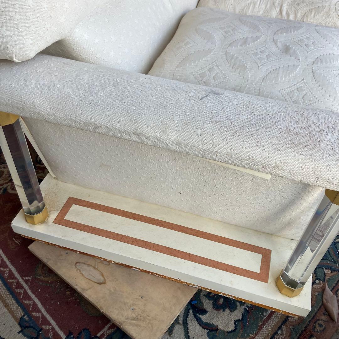 creations Curci Paris ロココ様式 木製 3人掛けソファー