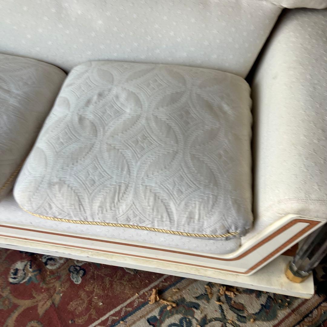 creations Curci Paris ロココ様式 木製 3人掛けソファー