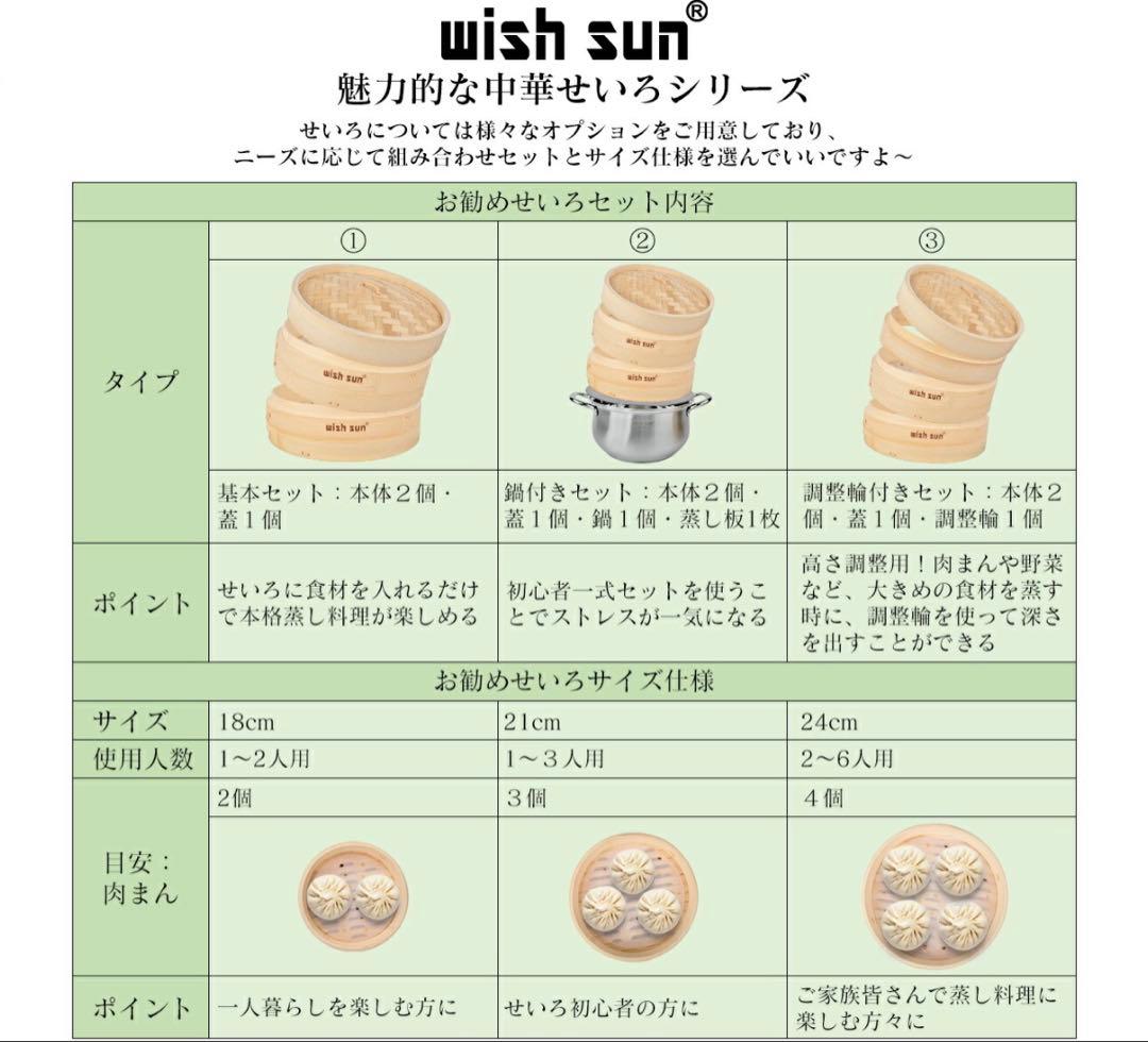 【新品未使用※】鍋とせいろセット 21cm せいろ紙50枚、蒸し板　お手入ブラシ