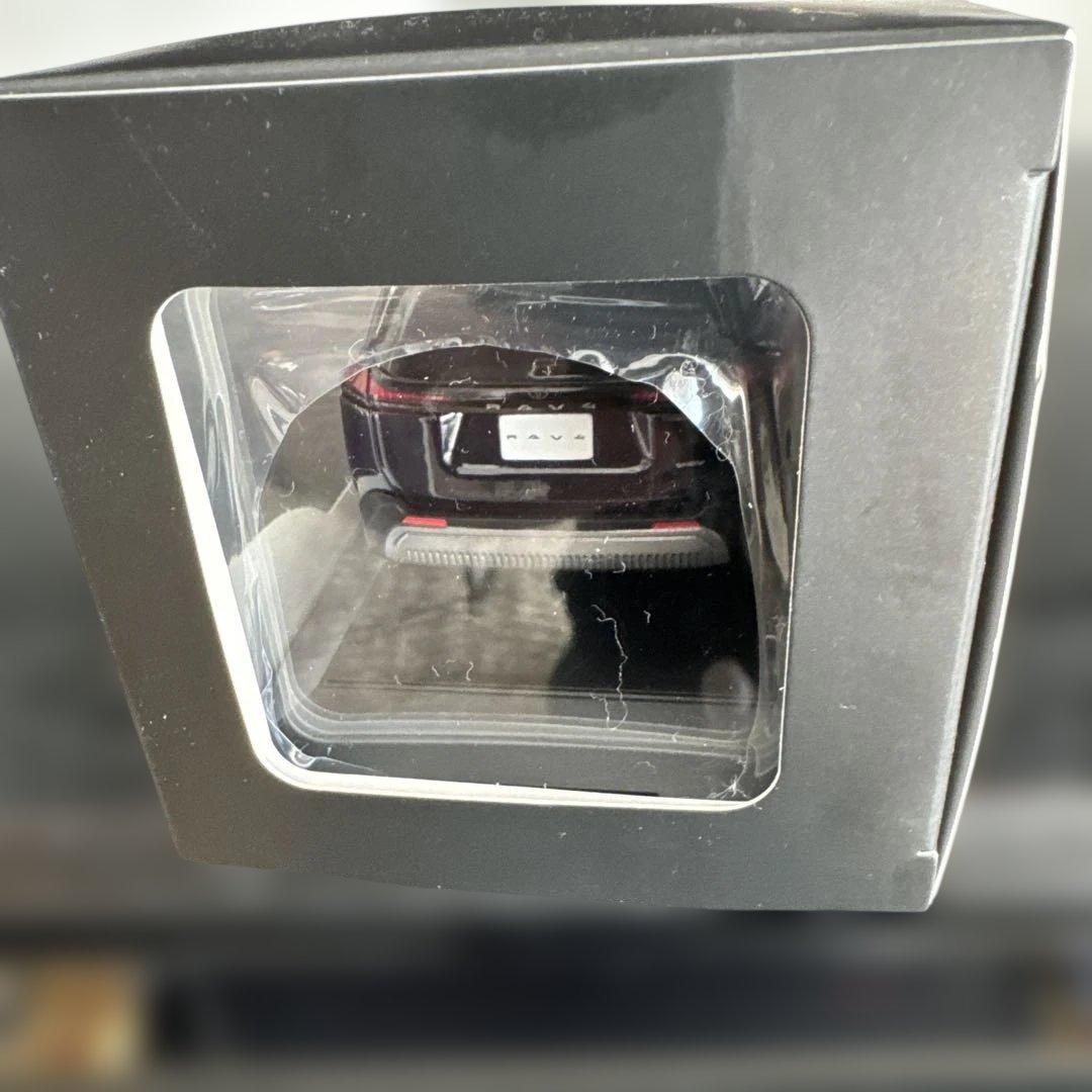 新型RAV4 ハイブリッドZ ディーラー用カラー見本ミニカー　ダークブルーマイカ