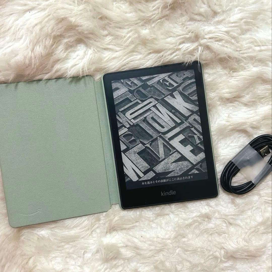 Kindle Paperwhite第11世代広告なし／カバー付/保護フィルム済