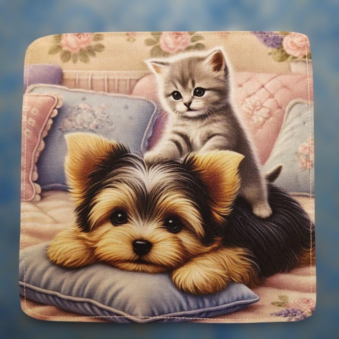 まるみ　ハンカチ19枚 　パネル1枚　ねこちゃん柄