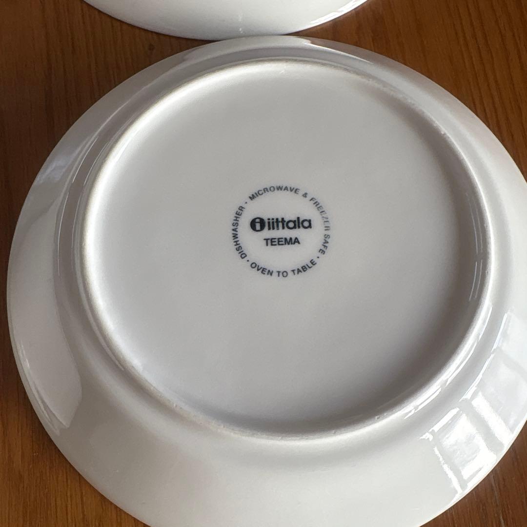 イッタラ　ティーマ17cmプレート　ホワイト4枚