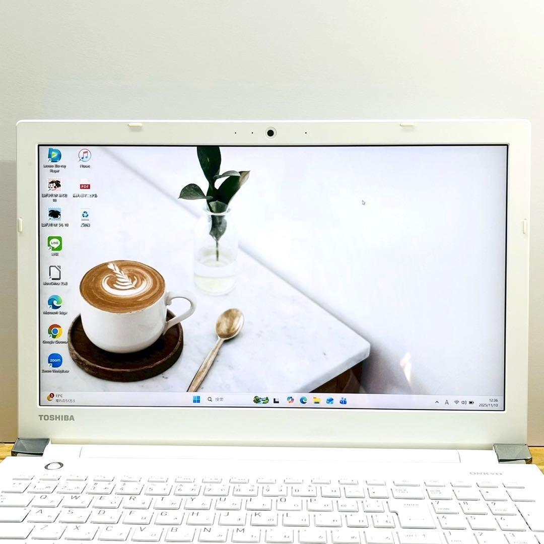 美品❤️新品SSD❤️フルHD ブルーレイ Win11 ノートパソコン オフィス