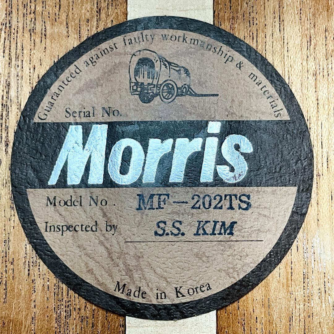 極美品 Morris MF-202TS アコースティックギター【整備品】