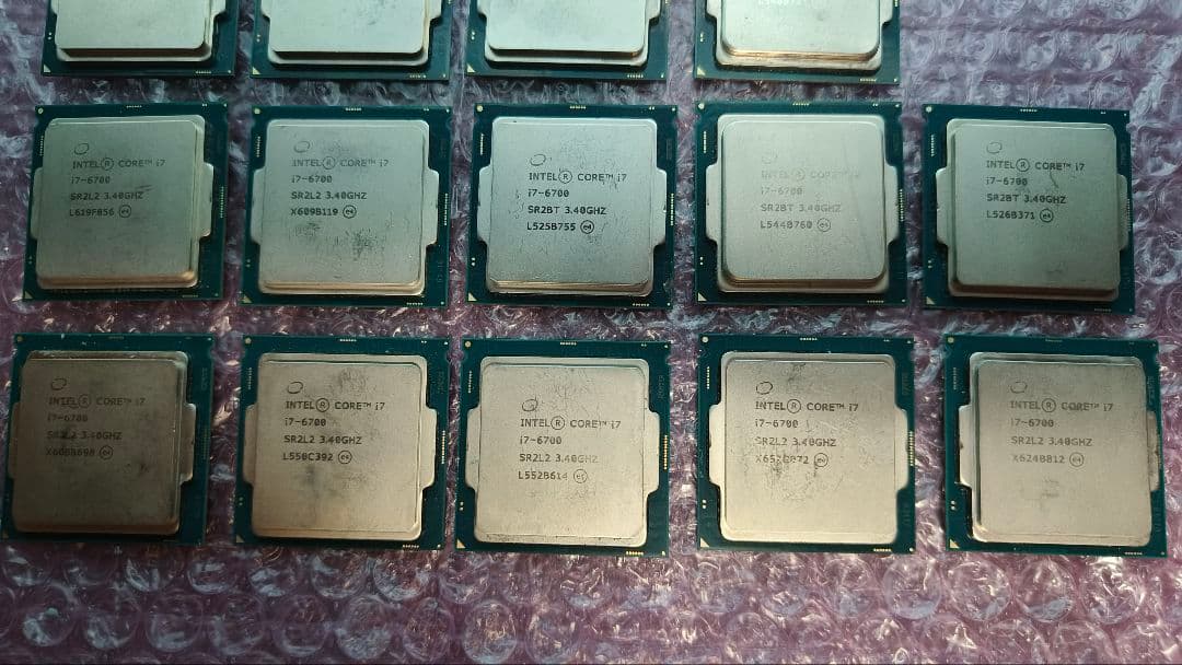 花子出品core i7 6700 18個まとめ売り動作確認済み