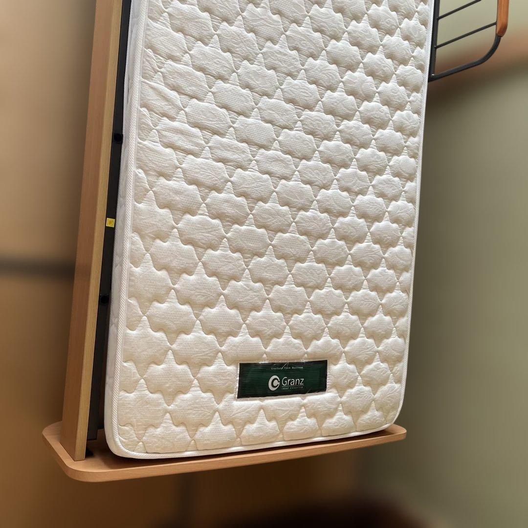 ニトリ　電動リクライニングベッド　 ベッドマット　シングル　ライトブラウンカラー