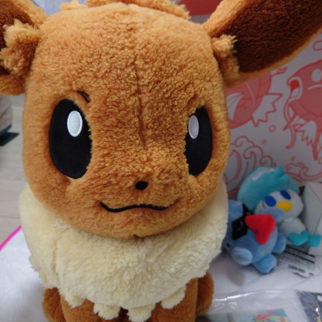 ピカピカボックス2026　イーブイぬいぐるみ、アクリルスタンド、グラスなど9点