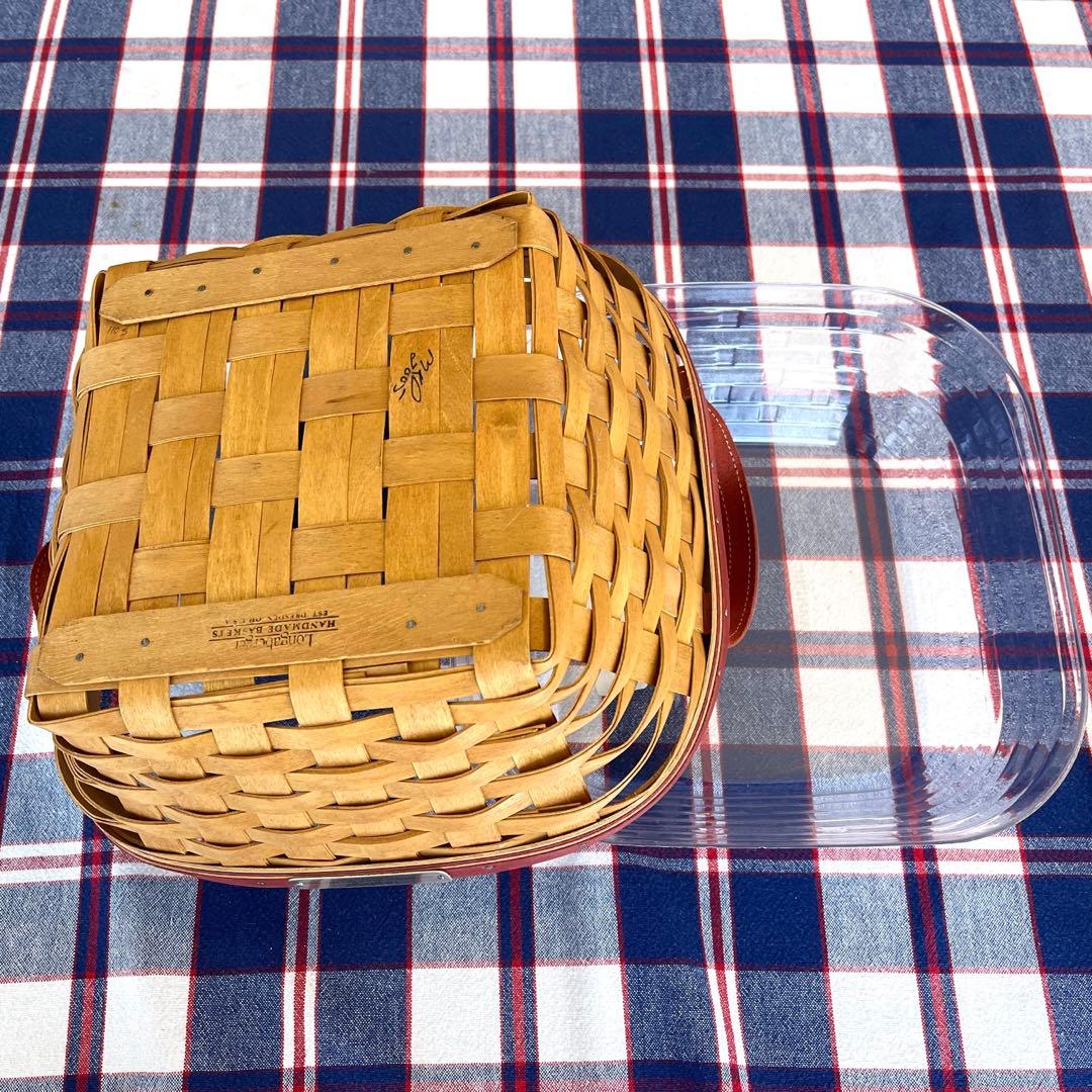 ロンガバーガーバスケット　longaberger小物入れ　かご