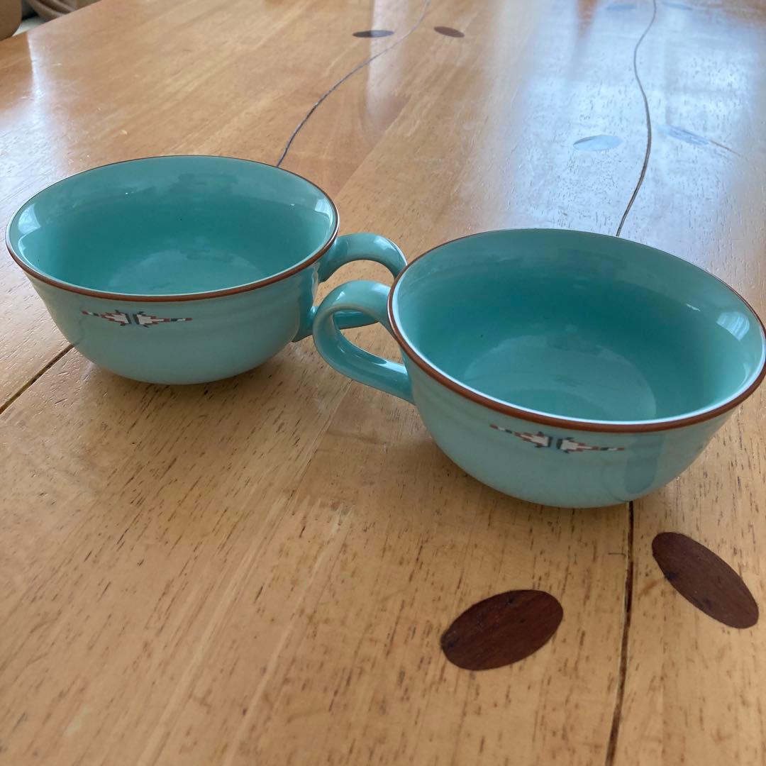 ノリタケ ストーンウェア ボルダーリッジ スープカップ　2個セット