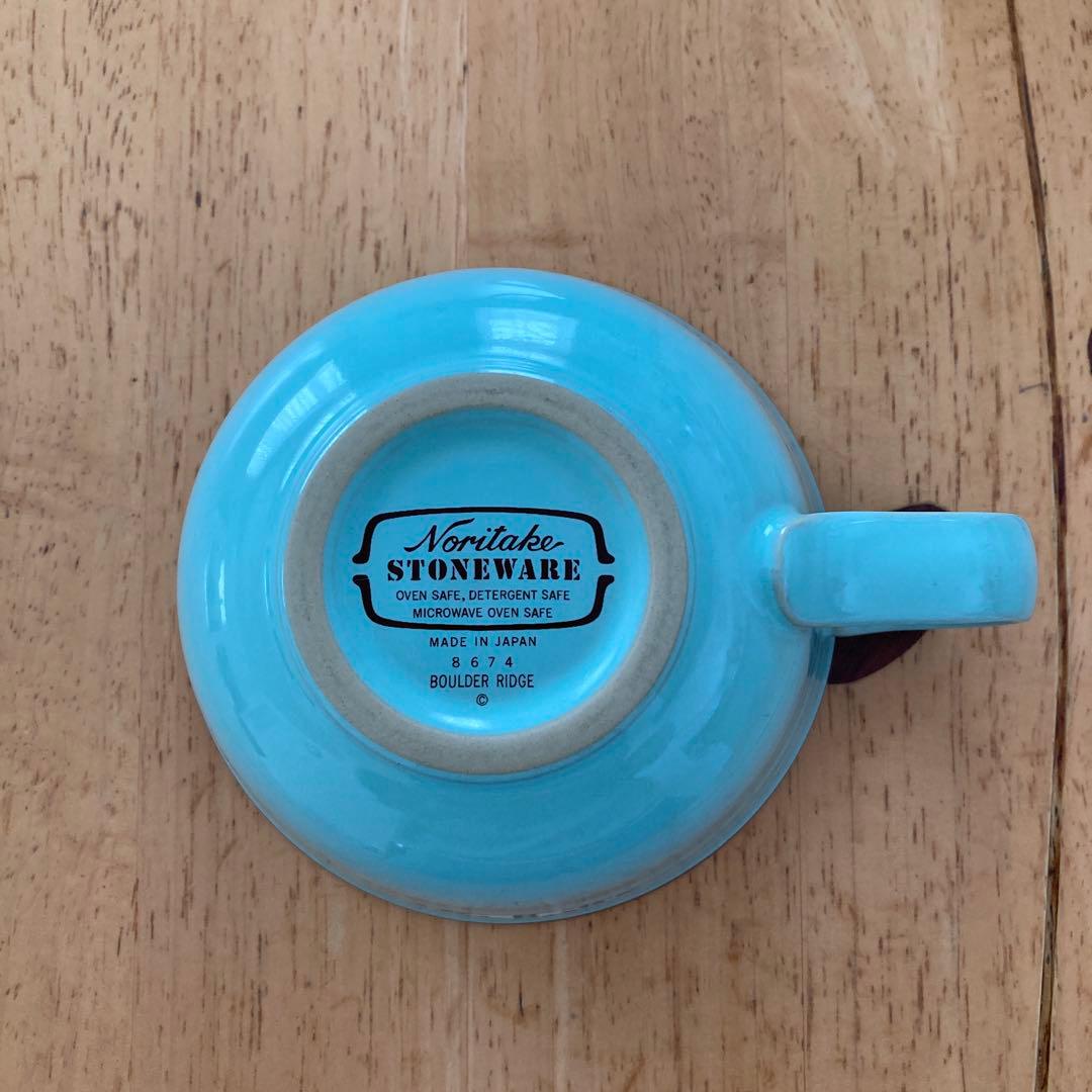 ノリタケ ストーンウェア ボルダーリッジ スープカップ　2個セット