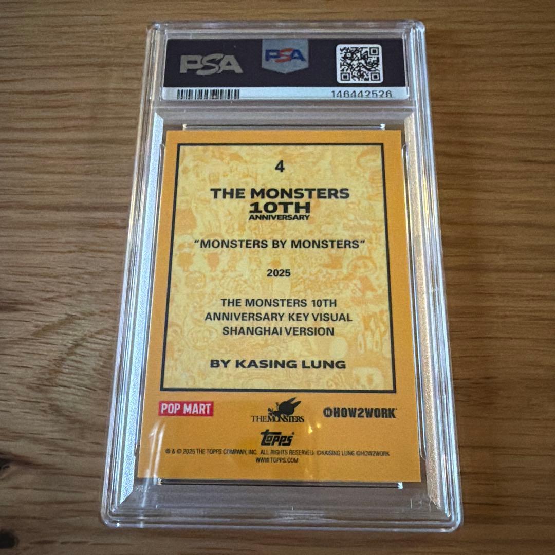 その他 PSA10 Topps Labubu MONSTERS BY MONSTERS