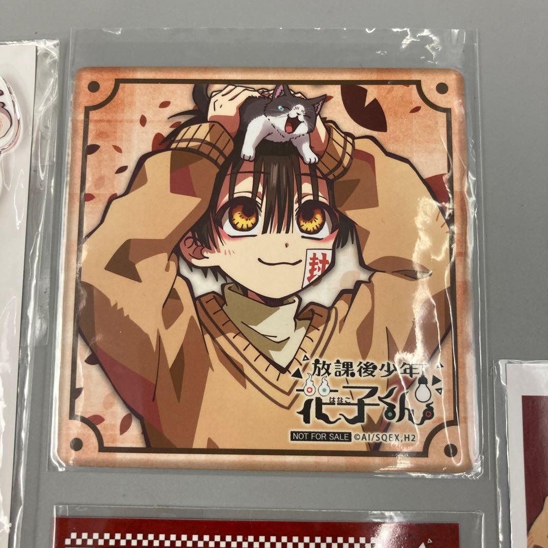 ★地縛少年花子くん まねきねこ フォトカードセット アクリルスタンド コースター