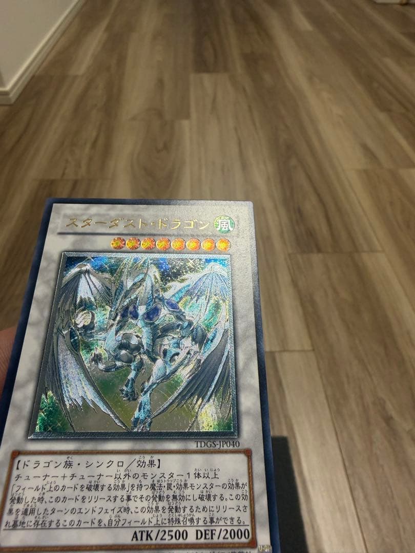 林*ウ様 スターダストドラゴン　レリーフ　TDGS-JP040