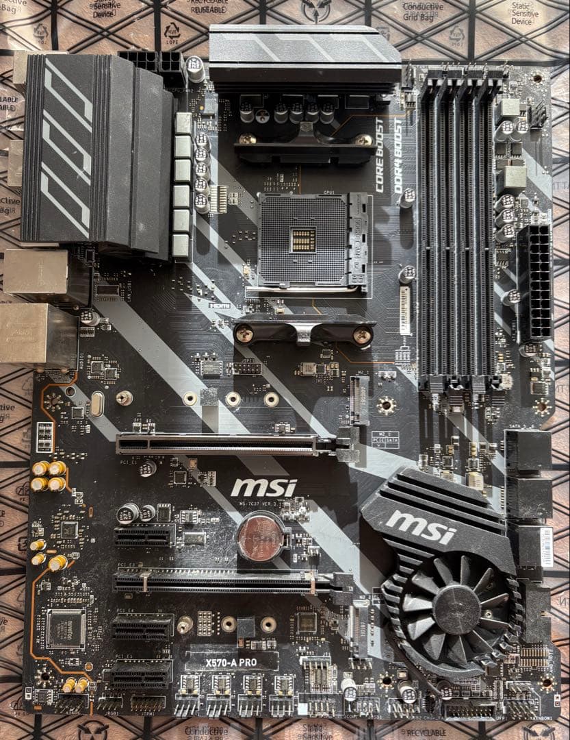 CPU MSI X570-A PRO + Ryzen 5 3600