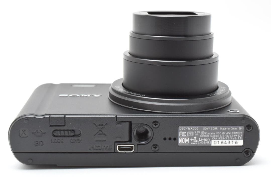 ソニー　SONY Cyber-shot DSC-WX350 ブラック
