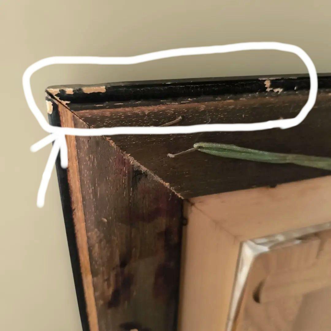 油彩画 海と山の風景