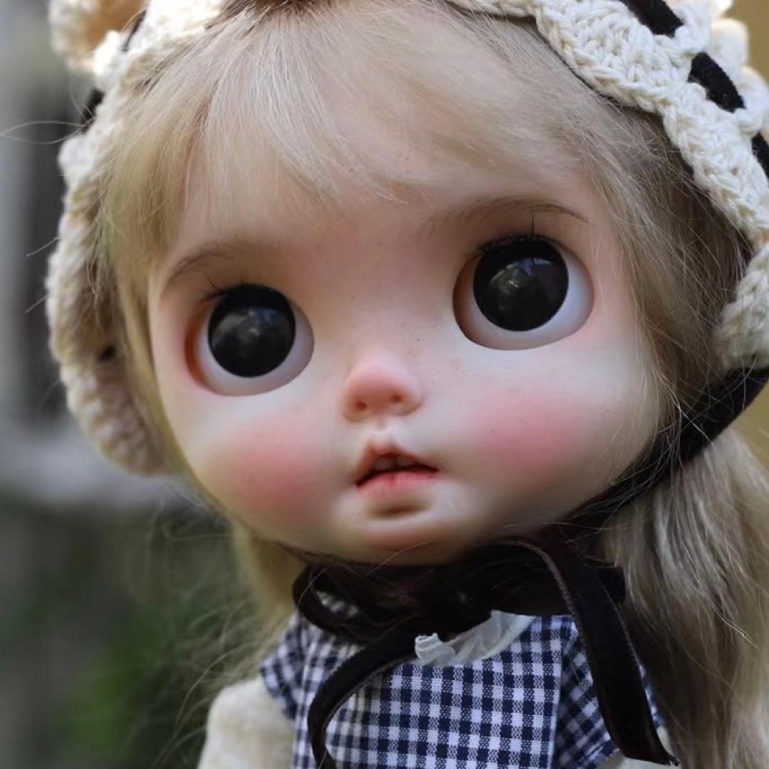 カスタムブライス 人形 作家様 幼い 小さな歯 かわいい キュート 郡郡