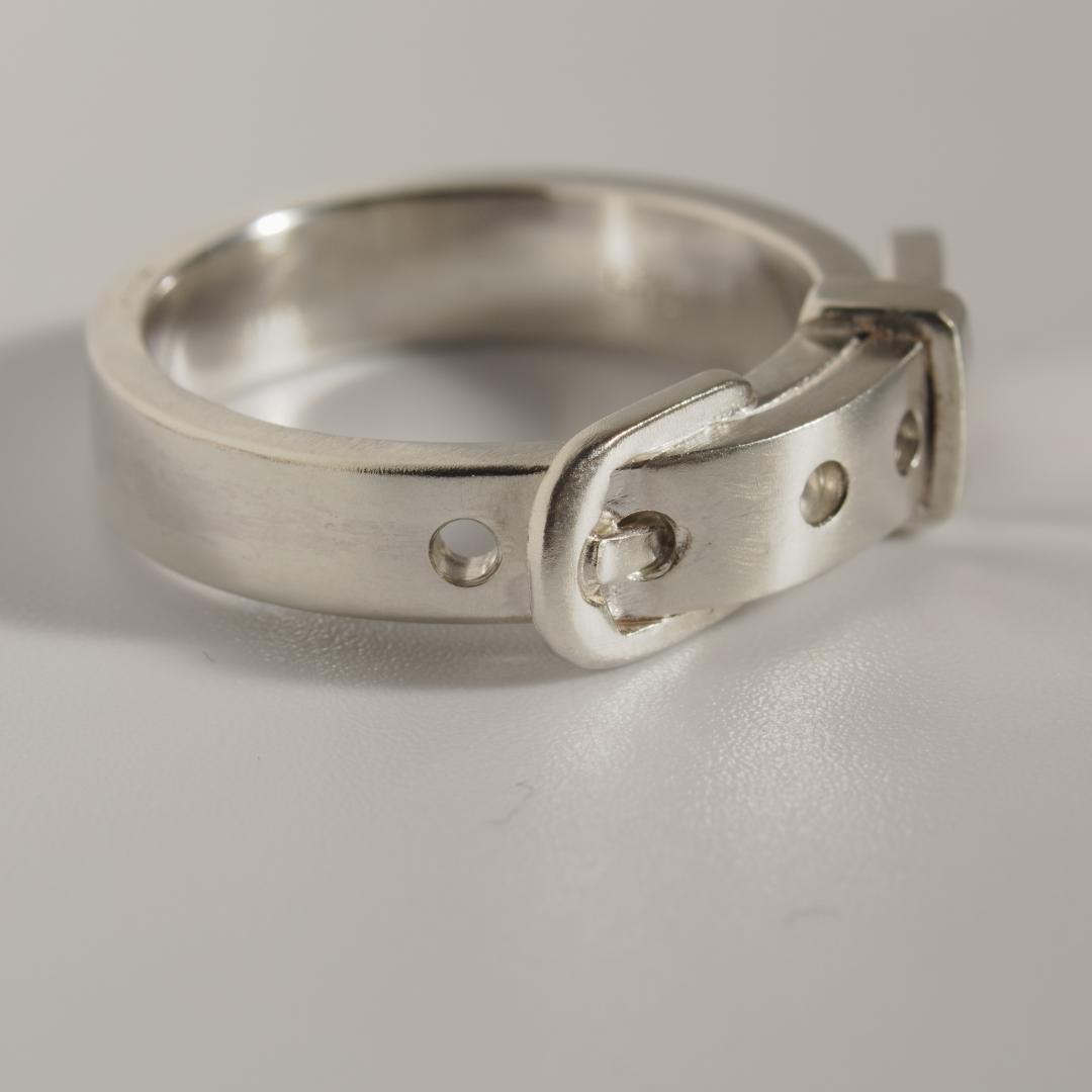 ベルトリング(帯部5.0mm) silver925 サイズ20号