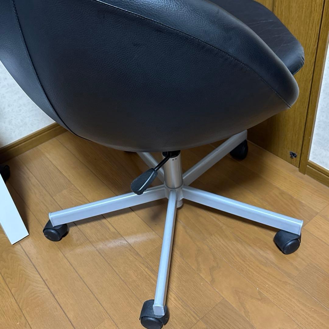 IKEA 回転チェア 合皮 黒