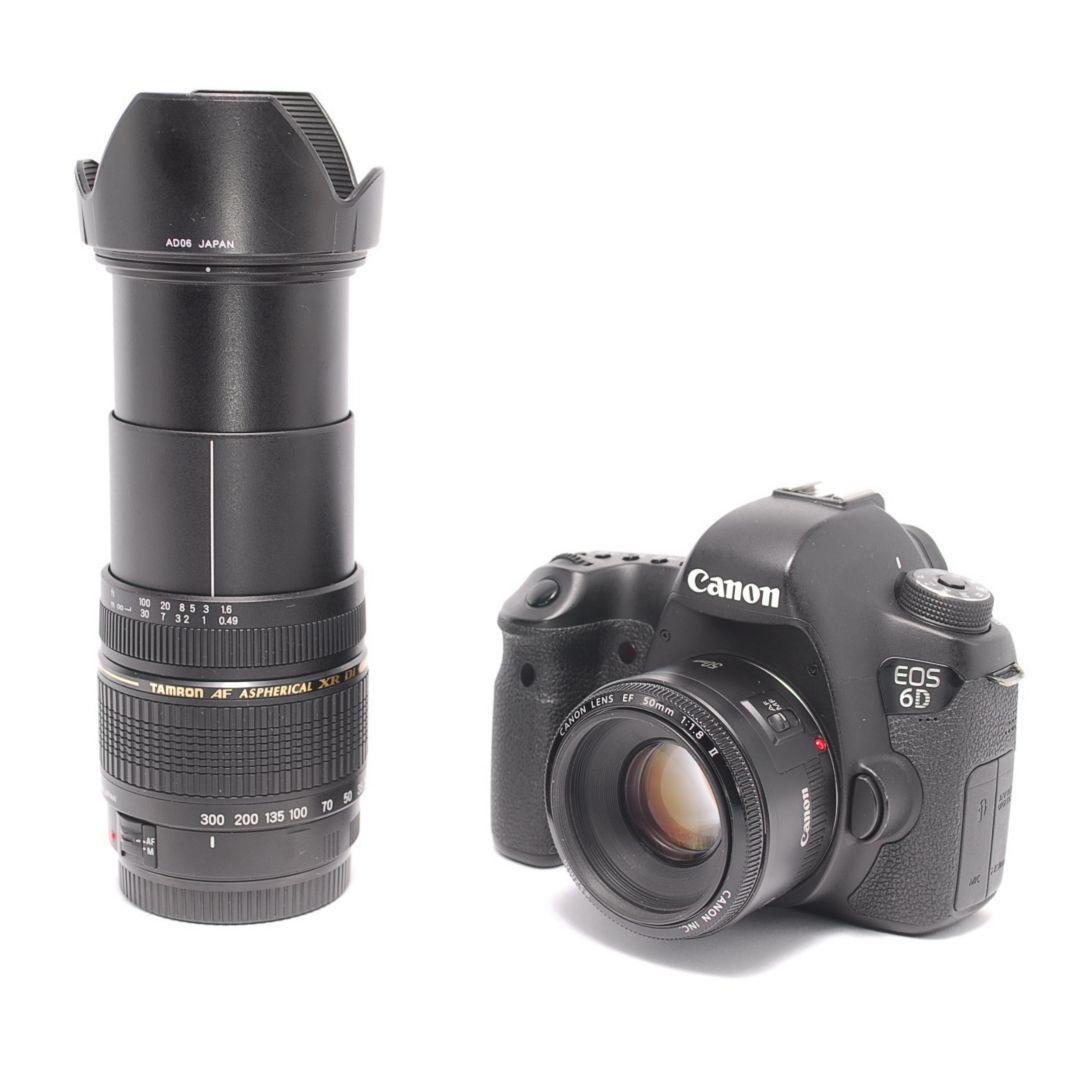 ❤即購入1000円OFF❤Canon 6D 単焦点 50mm ×超望遠万能レンズ
