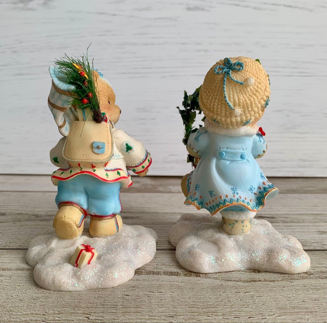 チェリッシュドテディーズ エリックとインガ クリスマス 置物