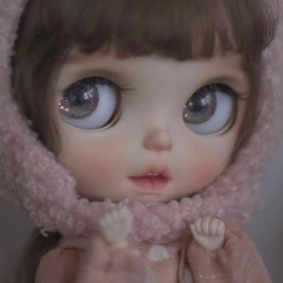 カスタムブライス 作家様 人形 かわいい 幼い ナチュラルメイク フルセット