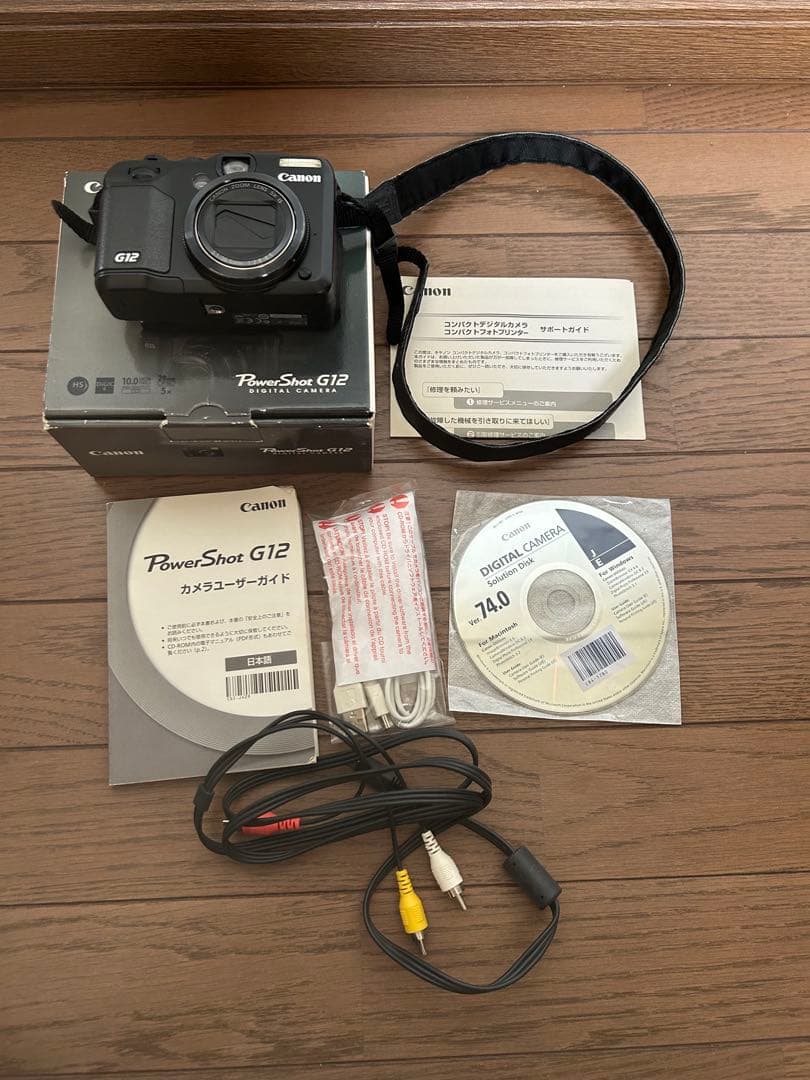 【値下げ】Canon Powershot G12 箱、説明書あり
