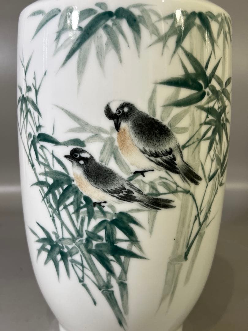 DT755 中国 色絵 内絵 瓶