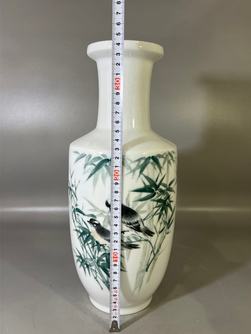 DT755 中国 色絵 内絵 瓶