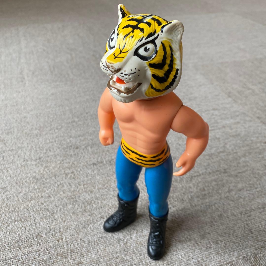 タイガーマスク ソフビ 当時物