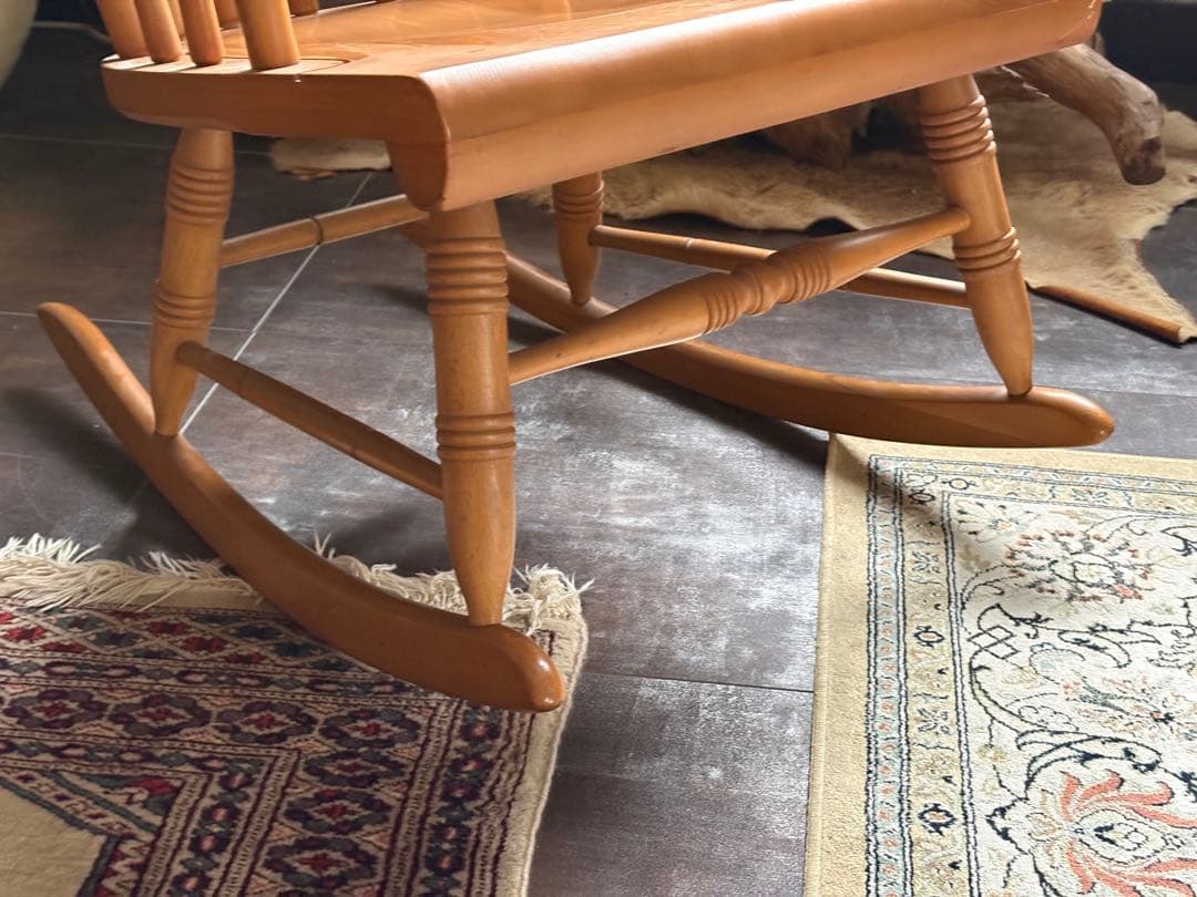 飛騨産業　ロッキングチェア　スポークバック　ウッドチェア　クラシック SZ