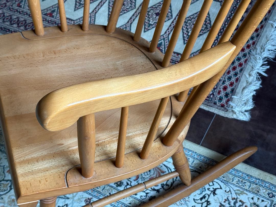 飛騨産業　ロッキングチェア　スポークバック　ウッドチェア　クラシック SZ