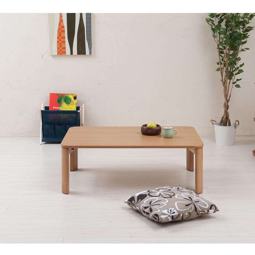 《新品・送料無料》《完成品》折りたたみテーブル幅90cm 机 デスク 座卓 木製