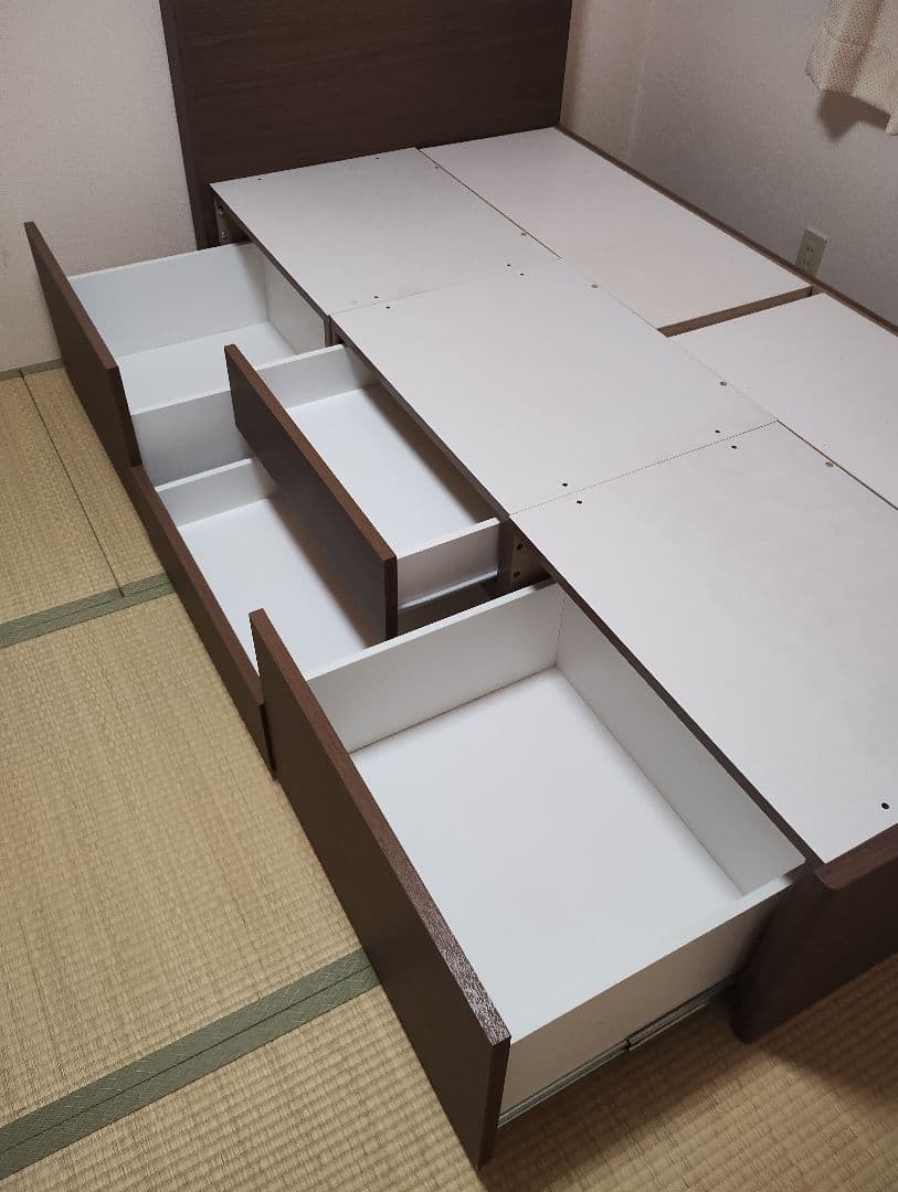 静岡西部発★指定地域内送料無料★お引取り値引き有★ニトリ/シングルチェストベッド