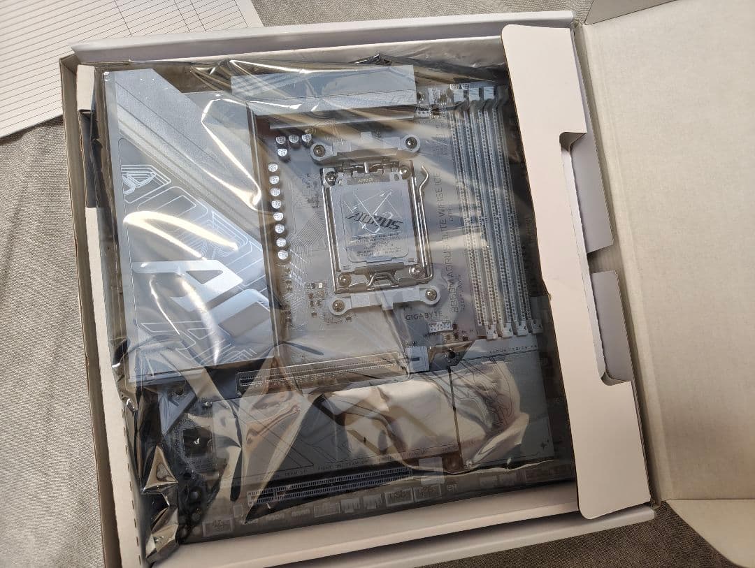 マザーボード GIGABYTE B850M AORUS ELITE WiFi6E ICE