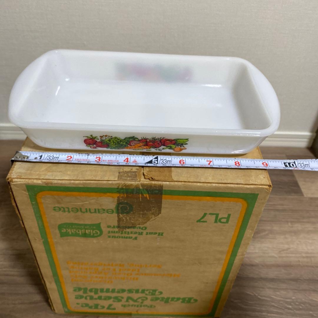 グラスベイク　glasbake アンティーク
