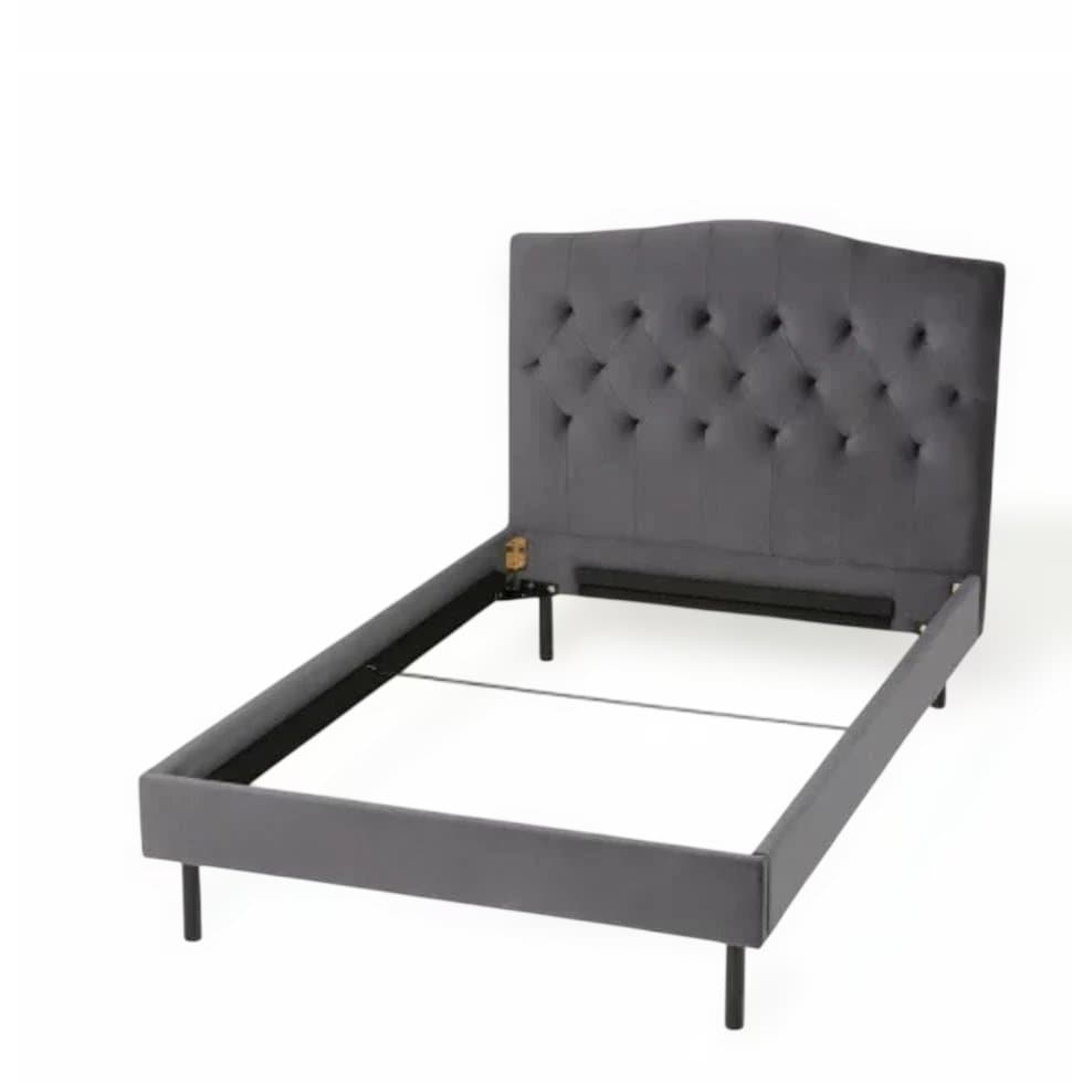 Francfranc フランフラン ブリッサベッド ディンプルセミダブル グレー